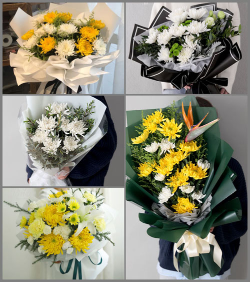 湖南郴州资兴市碑记乡白事花束代送